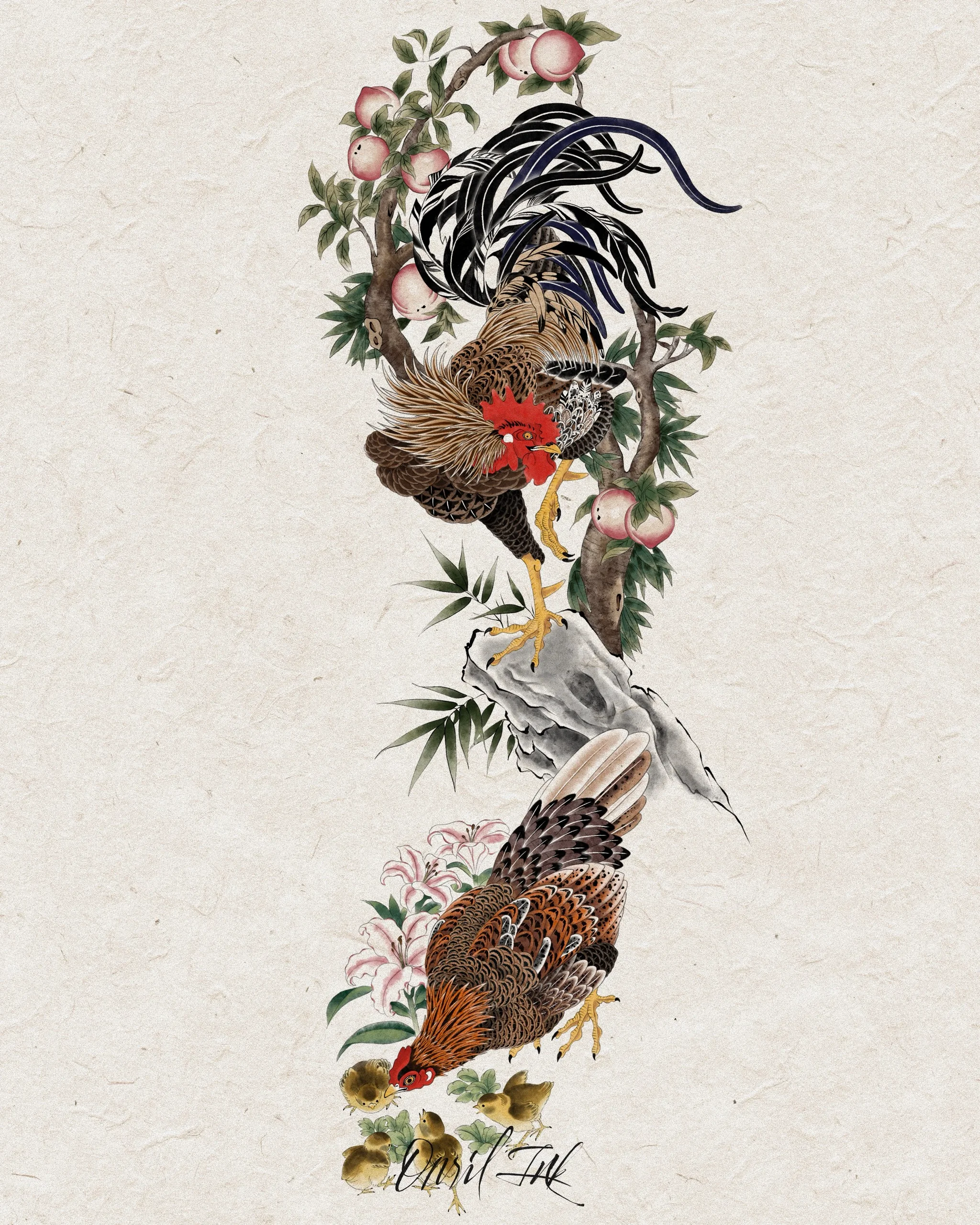 Rooster Family