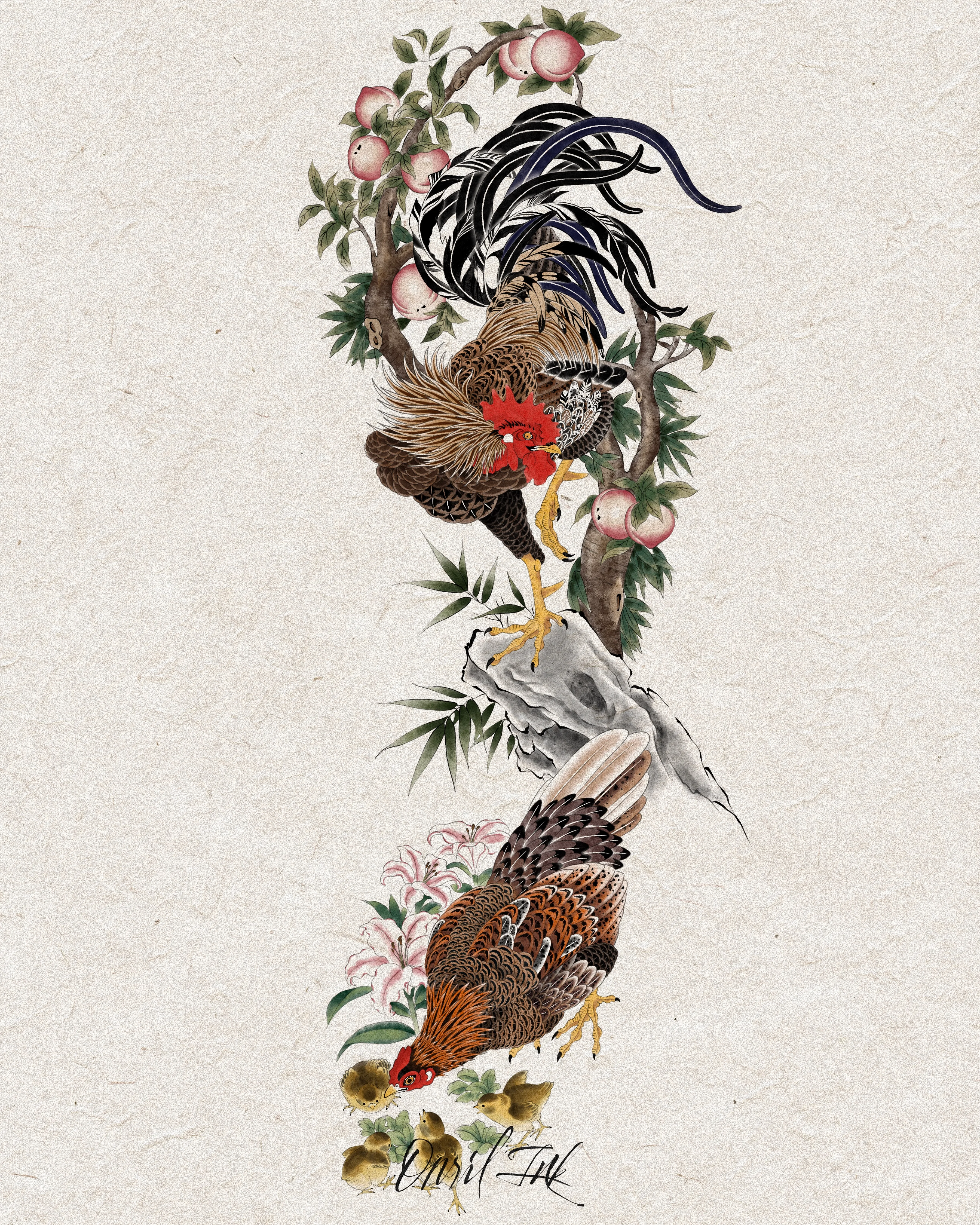 Rooster Family