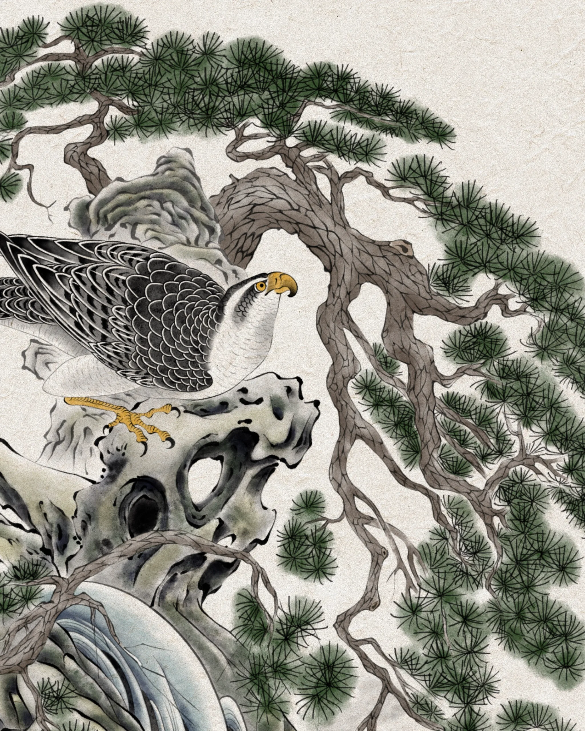 Hawks in the Valley — Hawks tattoo detail