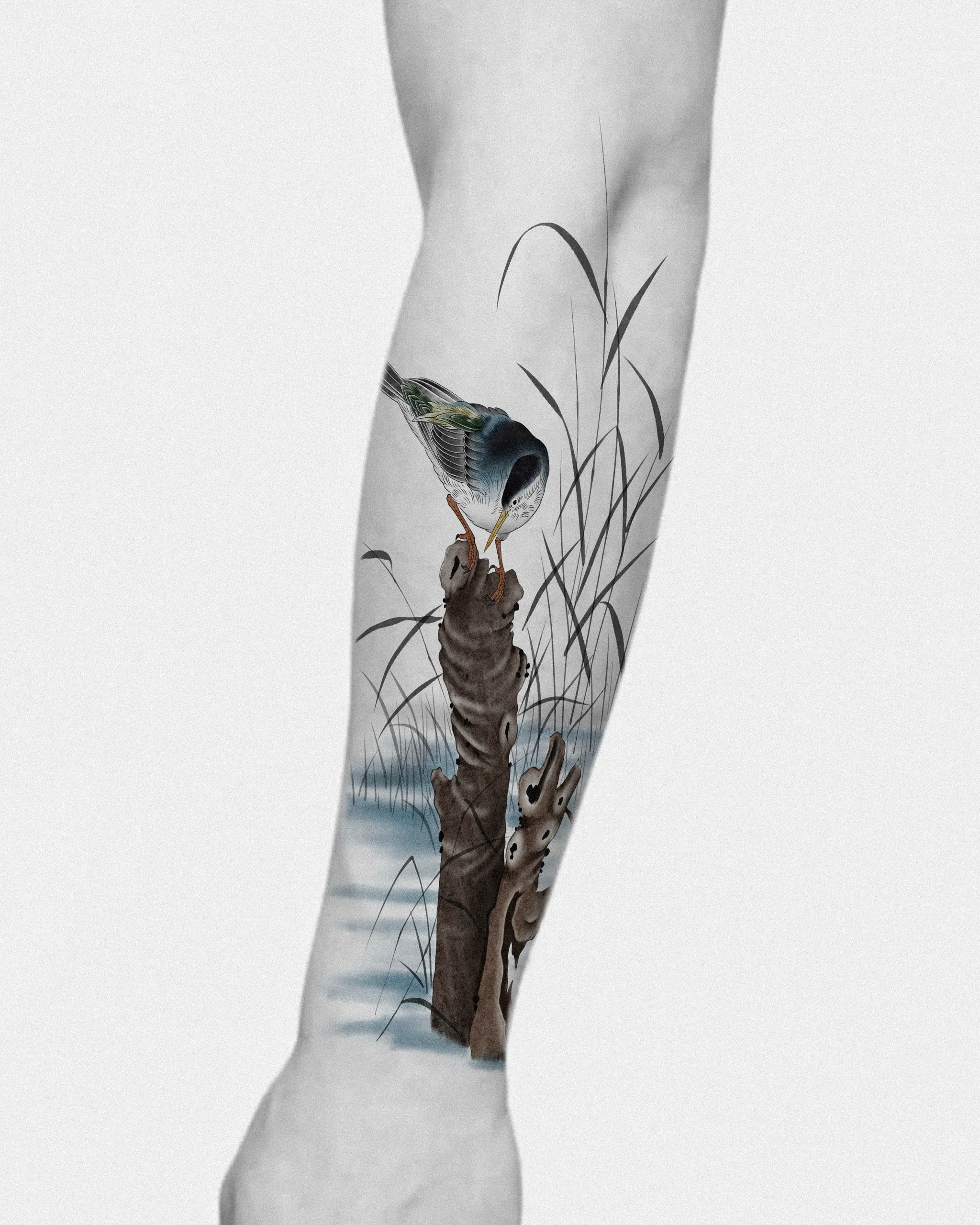 Waterbird — Waterbird tattoo on skin