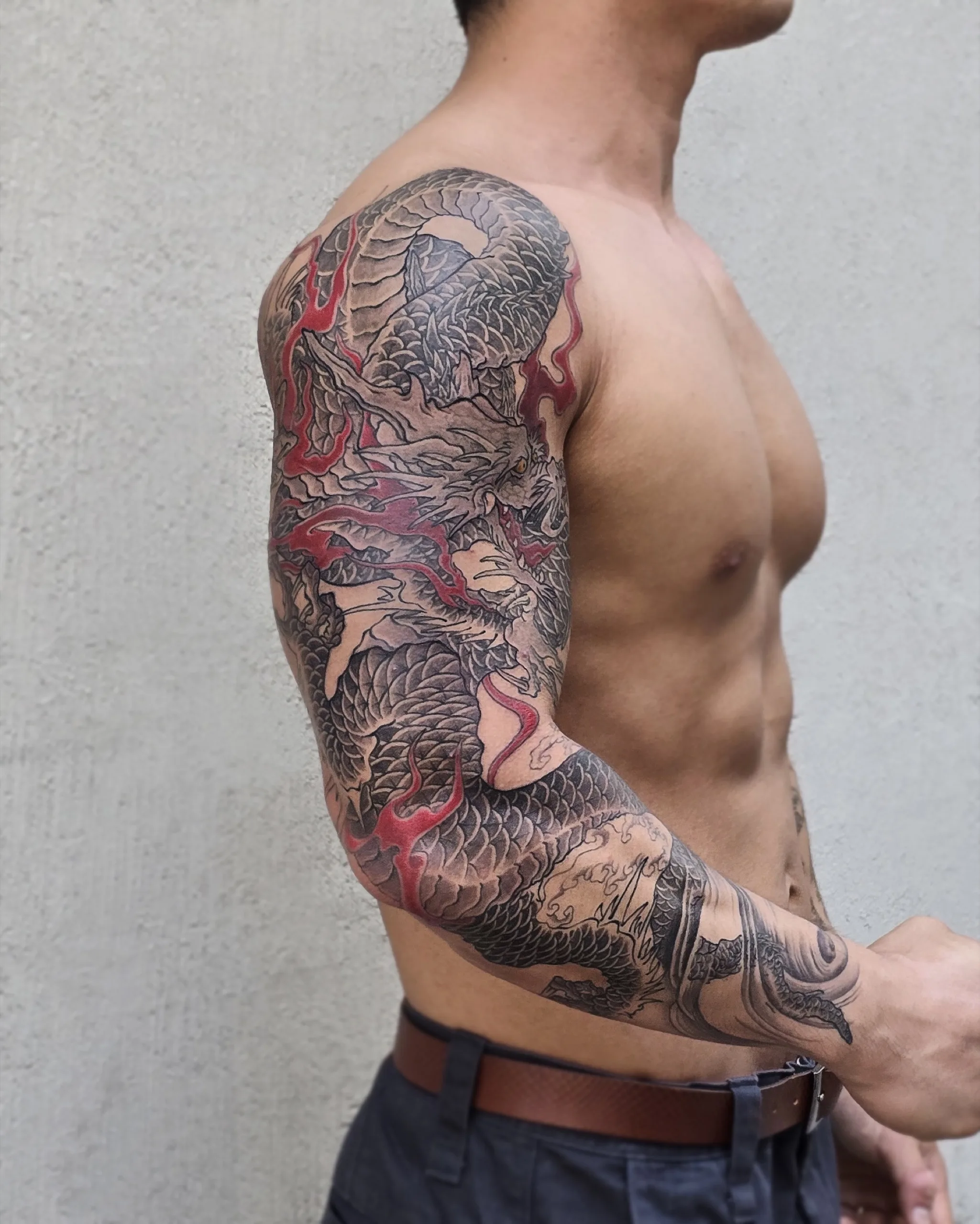 Dragon — on the skin