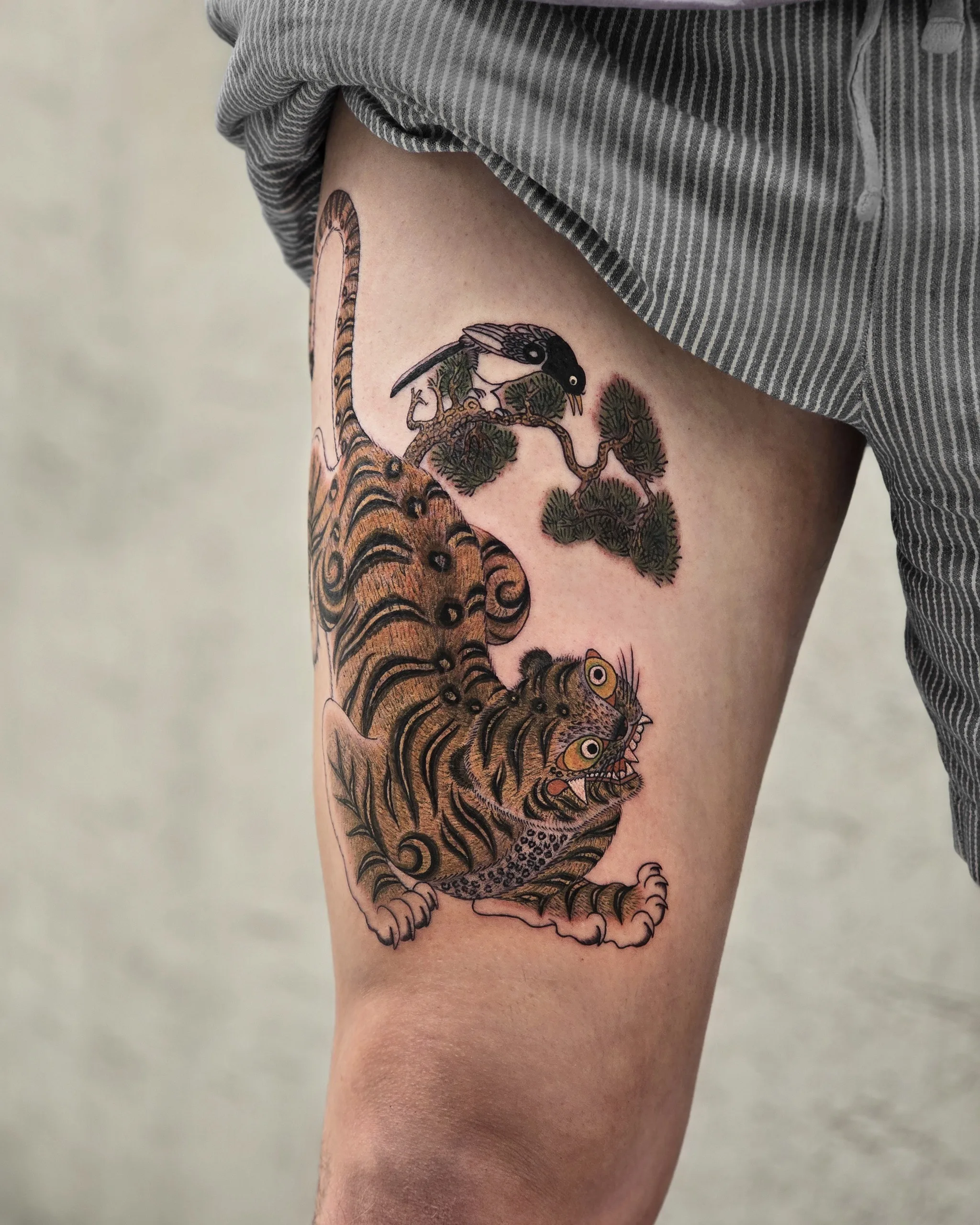 Hojakdo — Tiger tattoo on skin