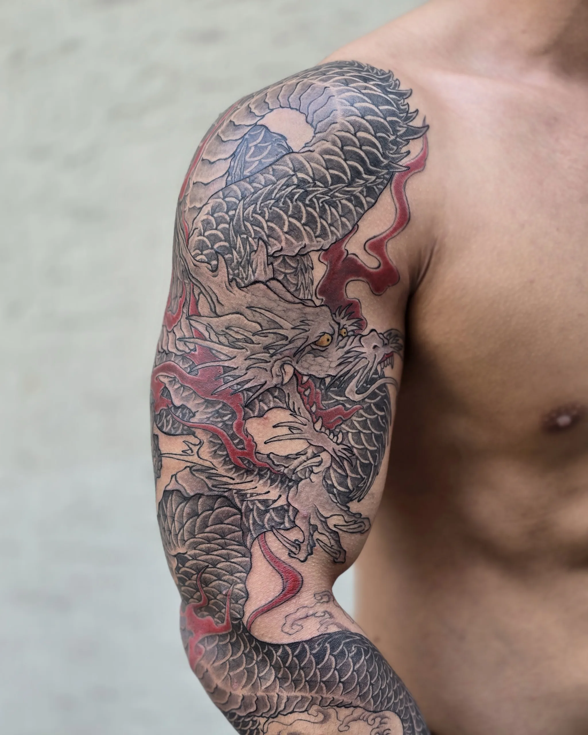Dragon — Dragon tattoo on skin